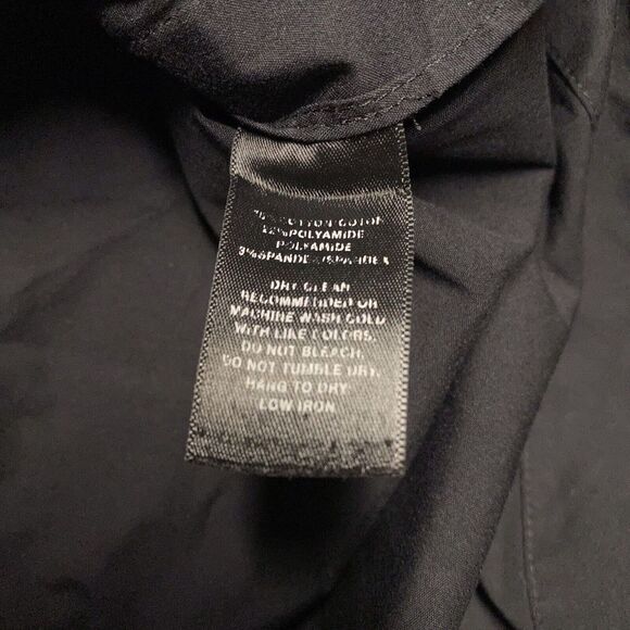 LAFAYETTE 148 NEW YORK Tunic Shirt Size M Poplin Stretch Popover Hidden Button - Picture 5 of 7